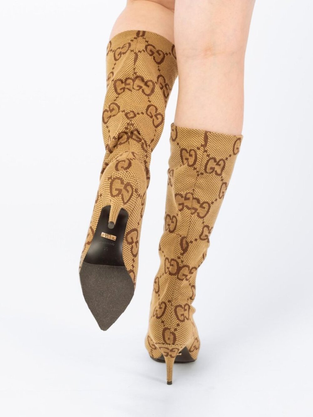 Gucci x Balenciaga Monogram Knife Boots - Size 36 - Picture 4 of 6